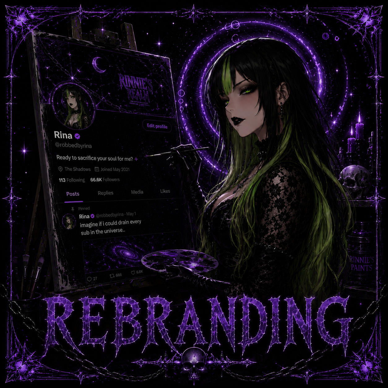Rebranding tile